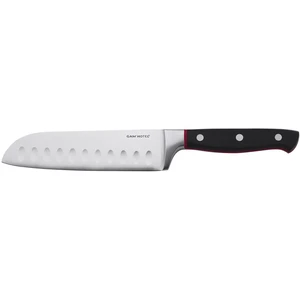 Gam'Hotel - Couteau santoku Hiro noir/rouge  - 25.5 cm T.U