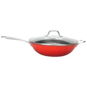 LAGUIOLE Wok rouge 32cm - "red airiron" TU pas cher