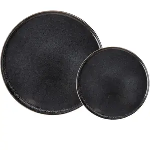 Service 12 pièces noir - "Charbon" Laguiole Cuisson pas cher