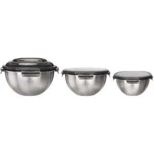 LAGUIOLE CUISSON Set de 3 bols inox 20/24/28cm pas cher