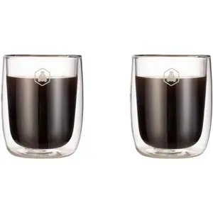 Laguiole - 2 Tasses à Cappuccino transparents - 250ml T.U