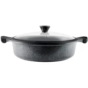 LAGUIOLE CUISSON Sautoir noir 28cm pas cher
