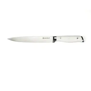 Laguiole - Couteau à trancher Elégance blanc - 33 cm OS pas cher