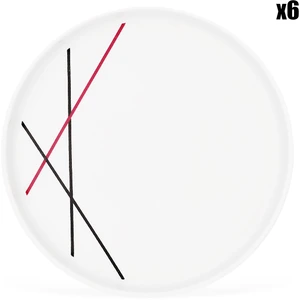 6 assiettes creuses 30cm BISTROT CHEF Fauchon Art de la Table pas cher