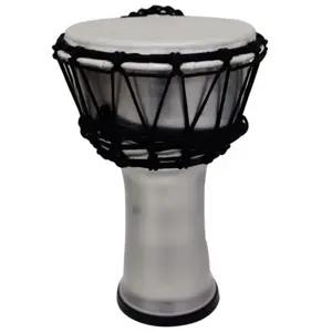 Djembé Tanga Pvc 7 argenté