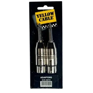 Comparateur de prix : Yellow Cable AD13 Adaptateur Jack Male/XLR Femelle (X2)