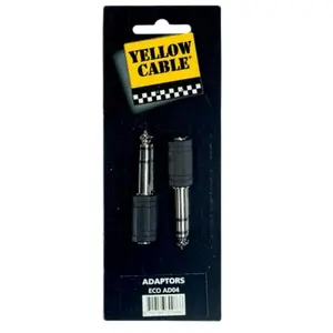 Yellow Cable AD04 Adaptateur Jack Stéréo Male/Mini-Jack Stéréo Femelle (X2) pas cher