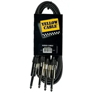 Comparateur de prix : Yellow Cable Cordon 2 Jack 2 Jack 3 M Câbles jack / instrument