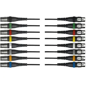 Yellow Cable OC14 multicâble, XLR femelle - XLR mâle, 8 voies, 5 mètres pas cher