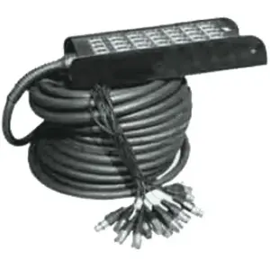 Yellow Cable H106-30 stagesnake, 24 XLR mâle/4 XLR femelle, 30 mètres pas cher