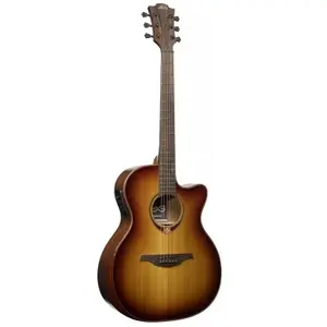 Comparateur de prix : LAG T118ABCE-BRS Auditorium Cutaway Electro Bevel Brown Sunburst