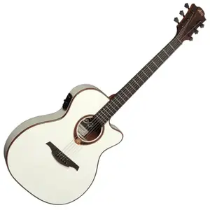Comparateur de prix : Lâg LAG T118ASCE-IVO Auditorium Slim Cutaway Electro Ivory