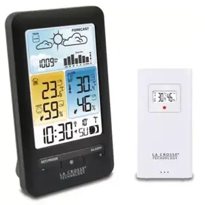Comparateur de prix : La Crosse Technology Station météo colorée avec phases de lune WS6212 Noir