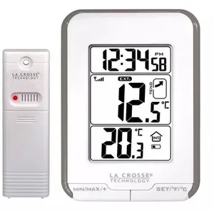 Comparateur de prix : La Crosse Technology Station de température WS6810 Blanc/Taupe
