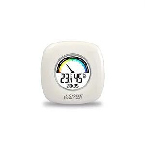 Comparateur de prix : LA CROSSE - WT139 Petit Thermo / Hygro avec indicateur de confort - Blanc