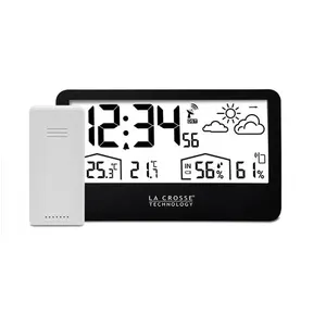 Non communiqué La Crosse Technology - WS6230 Station Météo Radio-Pilotée - Noir pas cher