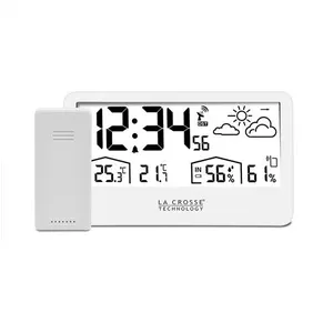 Non communiqué La Crosse Technology - WS6230 Station Météo Radio-Pilotée - Blanc pas cher