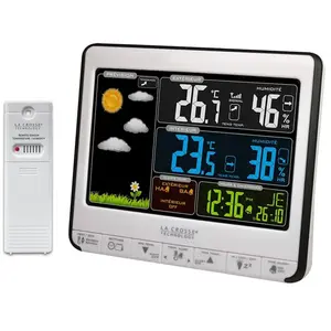 Comparateur de prix : La Crosse Technology La Crosse Technology Ws6826whi-Bla Station Noir