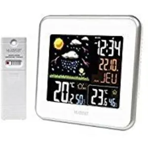 Comparateur de prix : La Crosse Technology - WS6821 Station Météo avec écran Colorée - Blanc