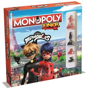 Comparateur de prix : Winning Moves MONOPOLY JUNIOR - Miraculous Ladybug - Jeu de société - Version française