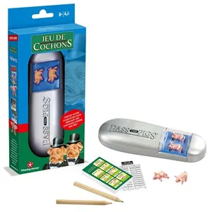 Comparateur de prix : Jeux de cochons Dominos coffret en bois Winning Moves (x6) TU