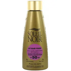 Soleil Noir Soleil Noir Lait Solaire Vitaminée Spf50 150ml pas cher