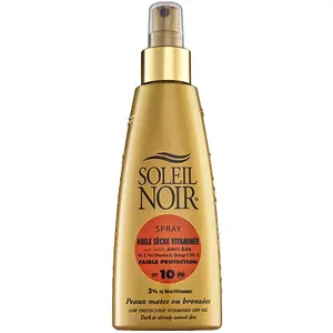 Soleil Noir Spray Huile Sèche Vitaminée Faible Protection Spf 10 150ml pas cher