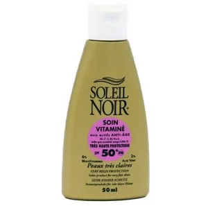 Soleil Noir Soleil Noir Soin Vitaminé Spf50 50ml pas cher