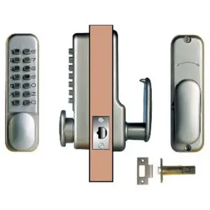 Verrou à code mécanique jokey 500 chrome satiné - lokod - 28103-j pas cher
