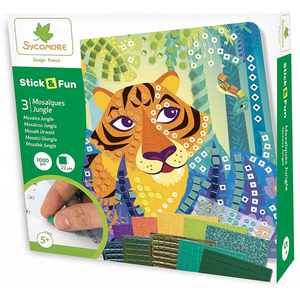 Kit mosaïque Faujas Stick n fun Jungle pas cher