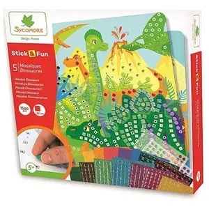Comparateur de prix : Faujas Mosaïque Au Sycomore Stick'n Fun Dinosaures