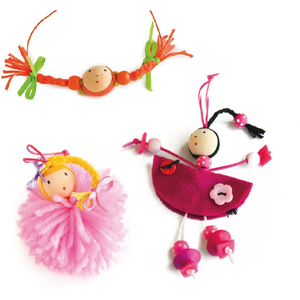Faujas Kit créatif Au Sycomore Lovely Box Poupées Perles