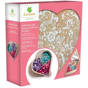 Comparateur de prix : Sycomore Jeu créatif Coffret Bois Perles Multiformes