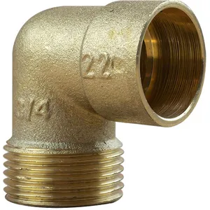Arcanaute - Coude 90° Mâle 92 gcu 3/4(20/27) - Tube Cuivre Ø22