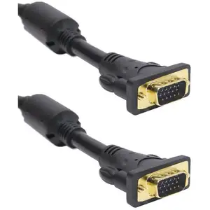 Erard Câble VGA HD-15 Mâle pour HD-15 Mâle 5 m Noir et or pas cher