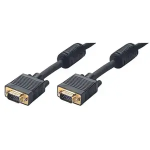 Câble VGA HD15 Erard 10 m Noir et or
