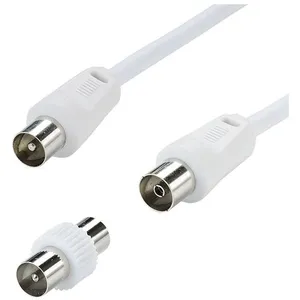 Comparateur de prix : Erard - tv 9,52mm - mâle / femelle - 10m + adaptateur mâle / mâle