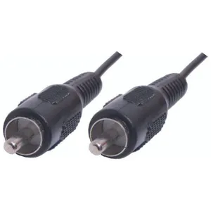 Câble coaxial RCA Erard Audio-vidéo 1,5 m Noir