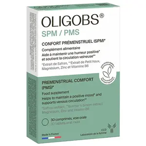 Laboratoire CCD Oligobs SPM / PMS Confort Prémenstruel 30 comprimés pas cher