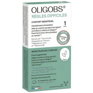 Comparateur de prix : Laboratoire CCD Oligobs Règles Difficiles Boîte 1 cycle 15 comprimés sécables