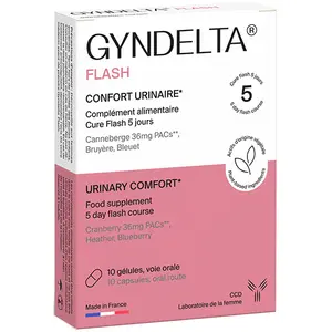 Laboratoire CCD Gyndelta Flash Confort Urinaire Cure d'Attaque 10 gélules pas cher