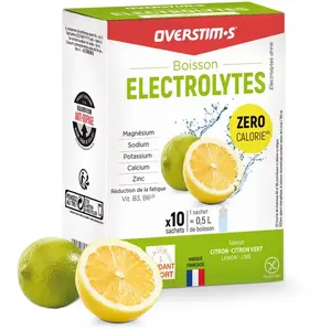 Comparateur de prix : OVERSTIMS   Boisson Electrolytes (10 sachets)