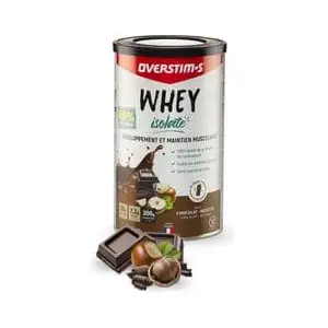 Comparateur de prix : Boisson proteinee overstims whey isolate chocolat noisette   300g
