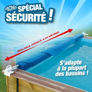 Comparateur de prix : Enrouleur de bâche à bulles pour piscine en bois Ubbink Éco