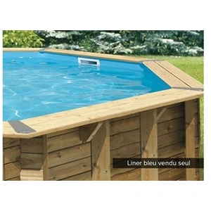 Comparateur de prix : Liner seul Bleu pour piscine bois Océa diamètre 4,30 x 1,20 m - Ubbink