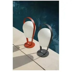 Comparateur de prix : Proloisirs - Lampe sur pied grand Bob - 32 x 29 x 72 cm - rouge