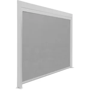 Comparateur de prix : PROLOISIRS Rideau BioClim 3M pour Pergola Adossée - Aluminium époxy blanc - TPEP perle