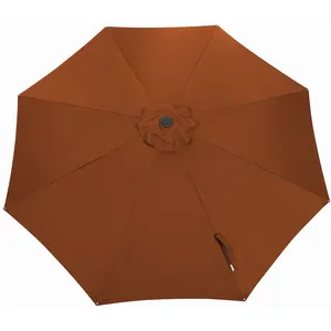 PROLOISIRS Toile Parasol Mat Droit 350/8 Polyester 200gr SD - Sienne pas cher