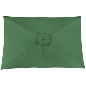 PROLOISIRS Toile Parasol Mat Droit 3x2 par 6 Polyester 200gr SD - Amande pas cher