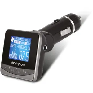 Transmetteur fm campus f-893a sd/usb/minijack fonction rds télécommande pas cher